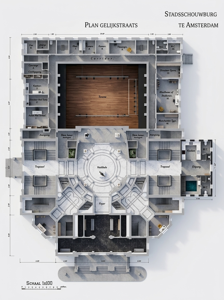 Rendered plan