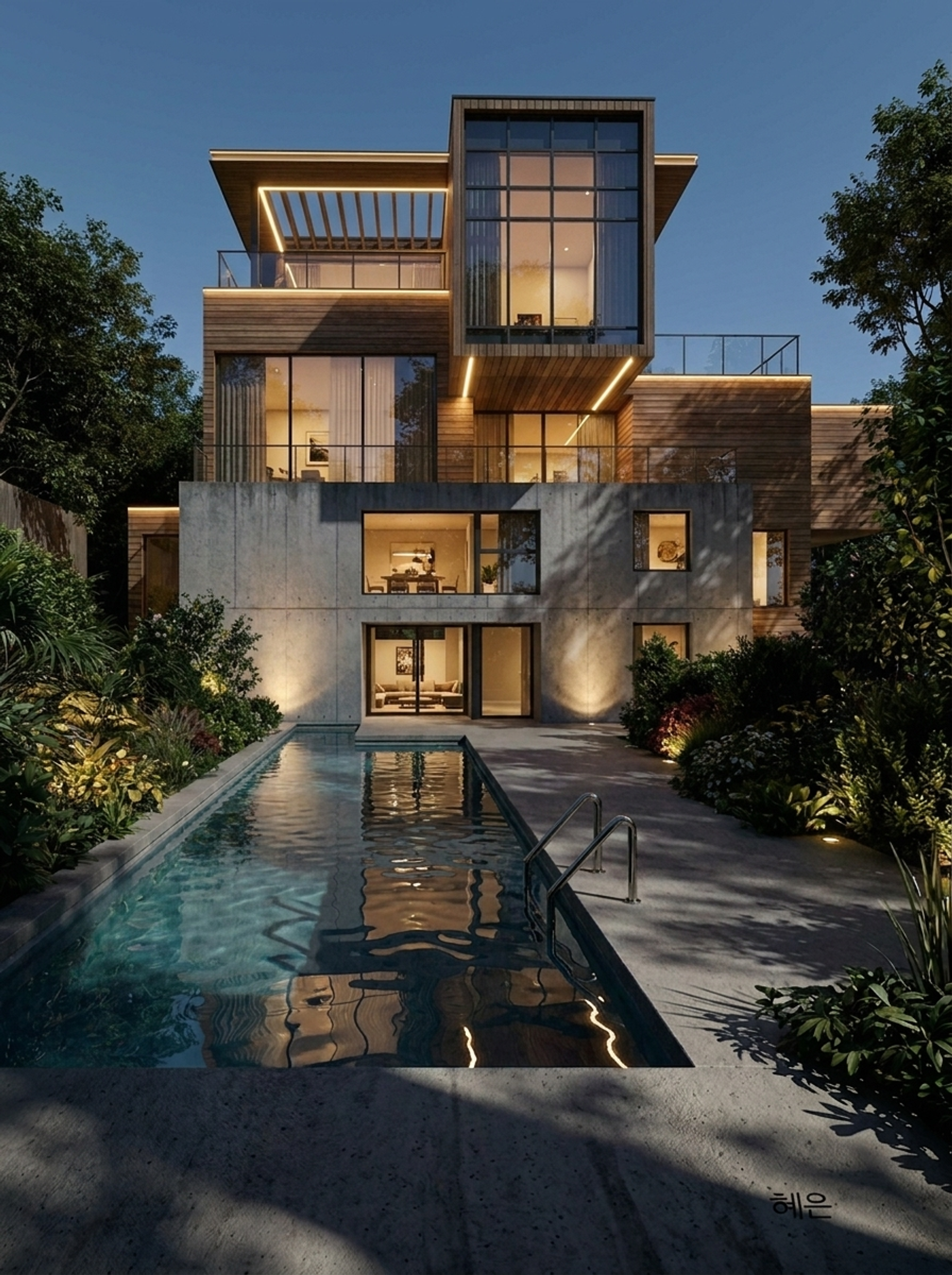 Evening render